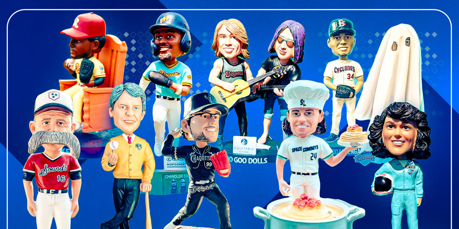 Here are 9 of the best bobbleheads from the '25 MiLB season 