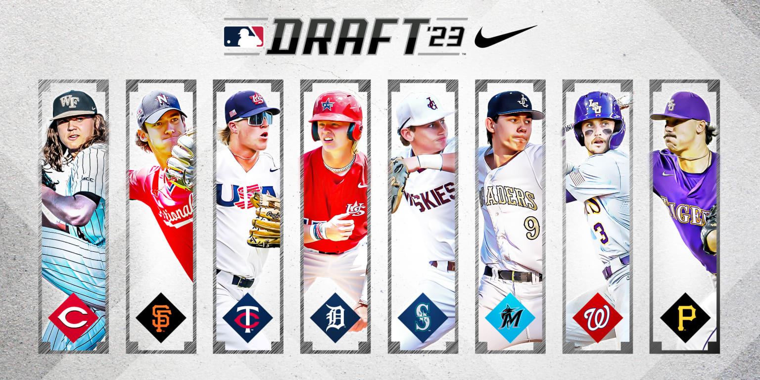 Equipes com as melhores escolhas de draft no Draft da MLB de 2023