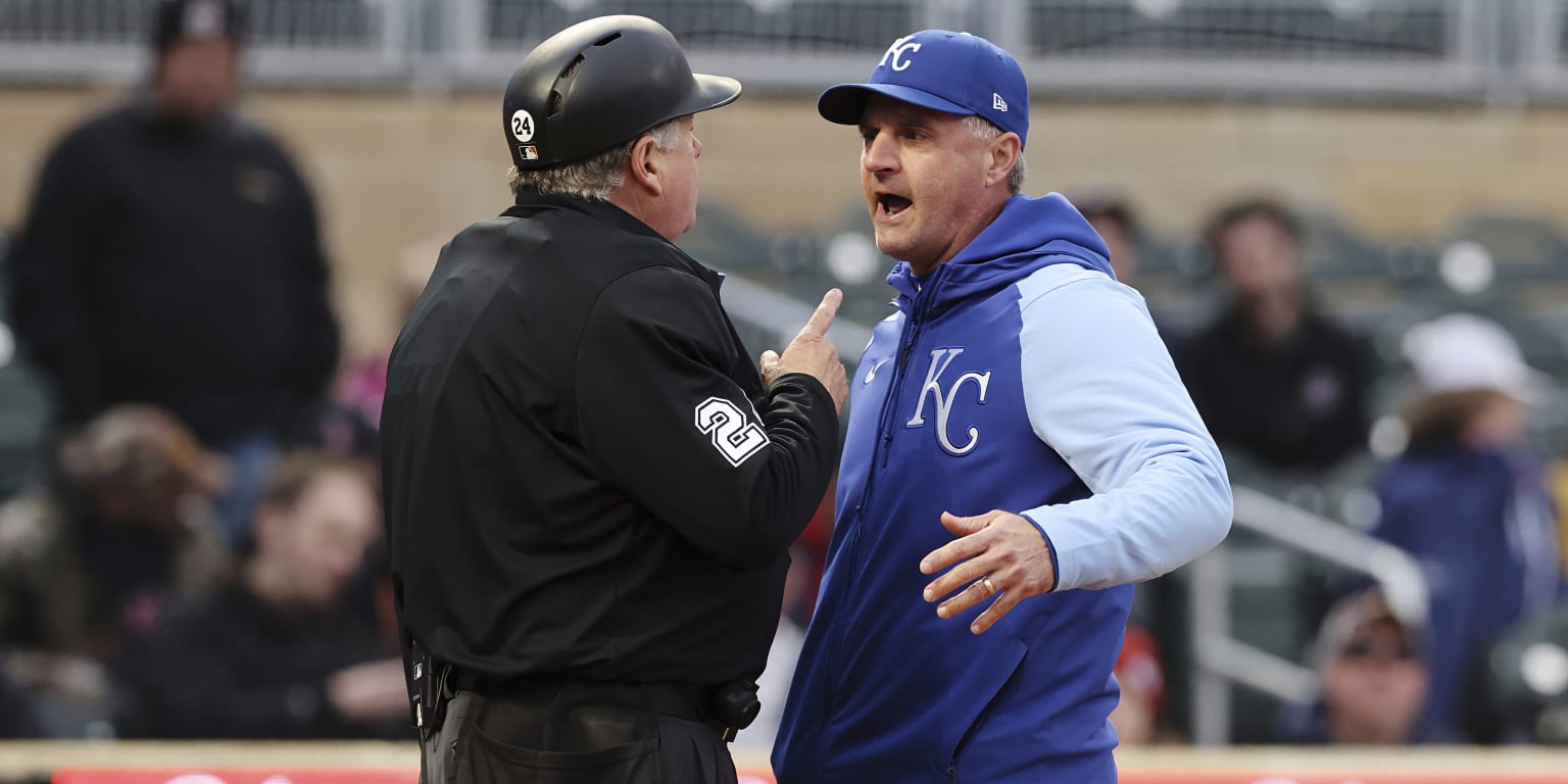 Royals manager Matt Quatraro ejected, two pitches before walk-off