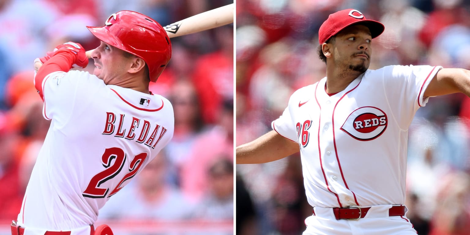 Bleday's blasts, Burns' zeros fuel Reds' blowout in Nats finale