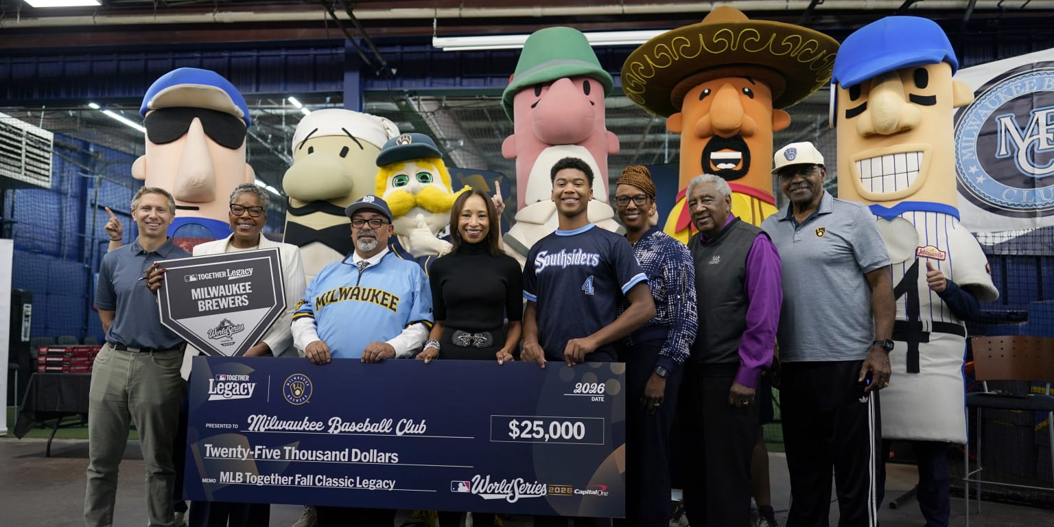 World Series Legacy Project makes donation to Milwaukee Baseball Club