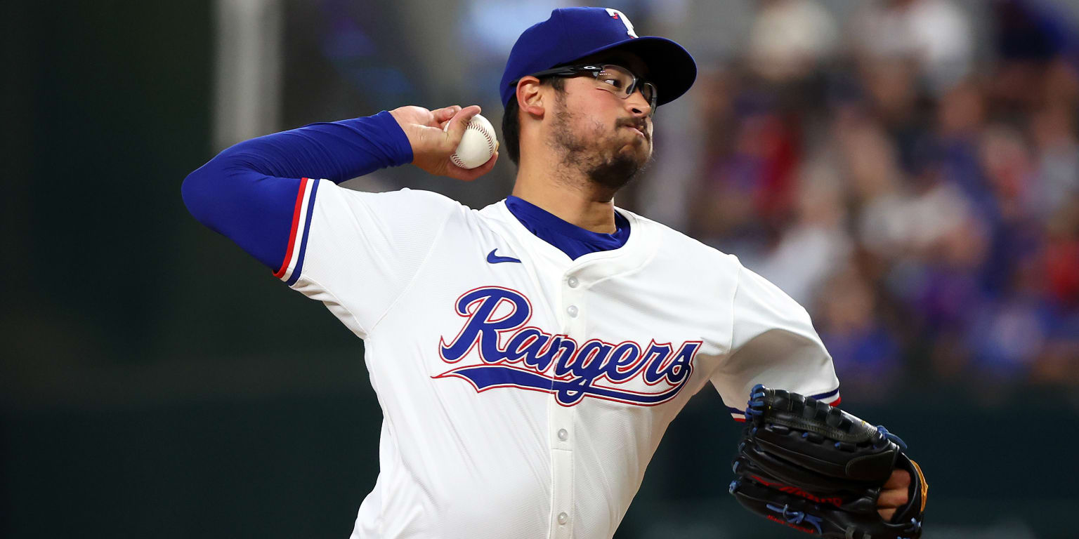 Dane Dunning in Rangers uniform