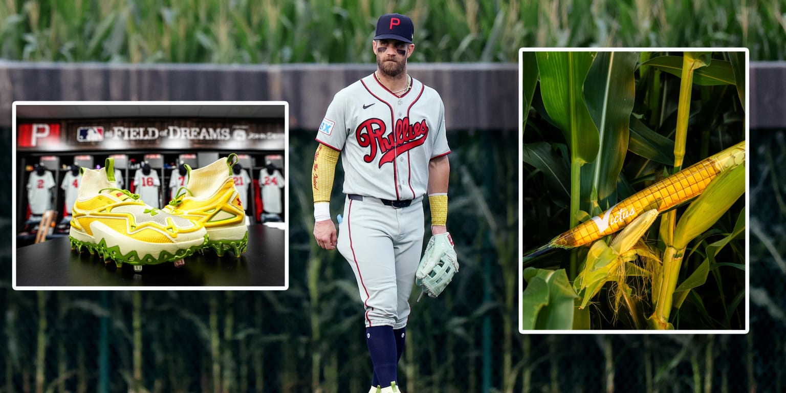 Check out every kernel of detail in Harper's head-to-toe corn-themed apparel