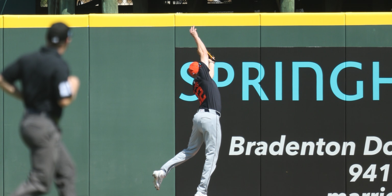 Parker Meadows makes great catch in Tigers' win