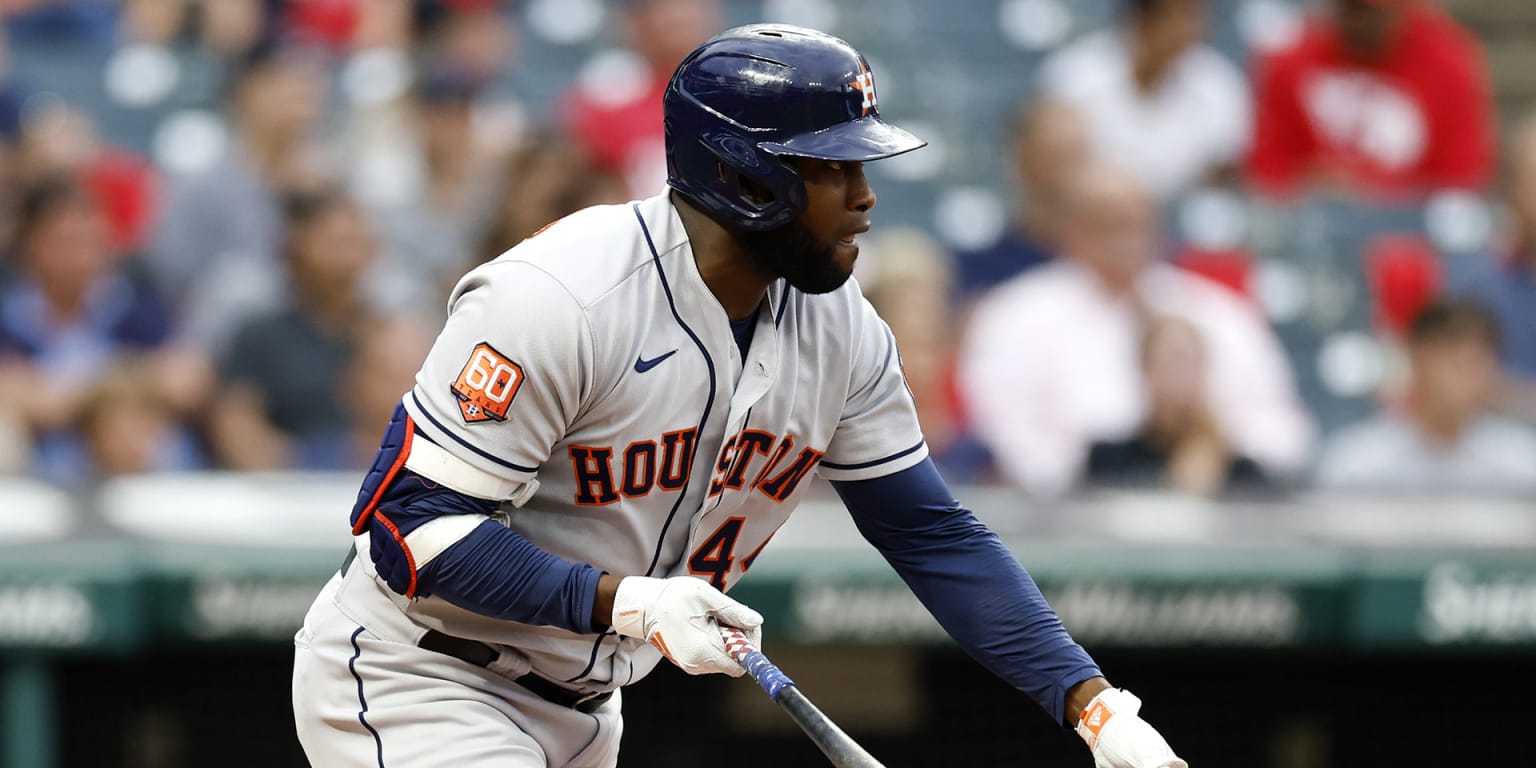 Astros: Yordan Alvarez making 'great progress' but no timetable