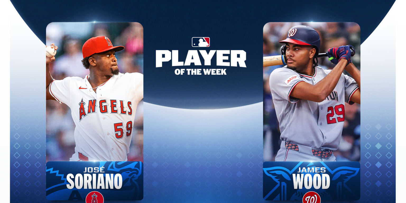 Soriano, Wood earn Player of the Week honors