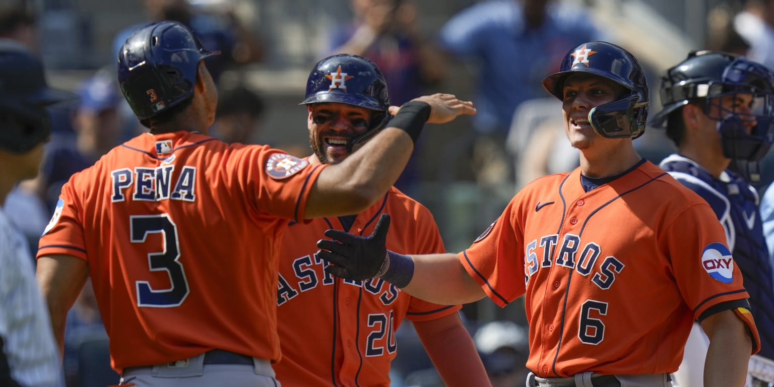 Houston Astros - Big hits in a big win. Jake Meyers is