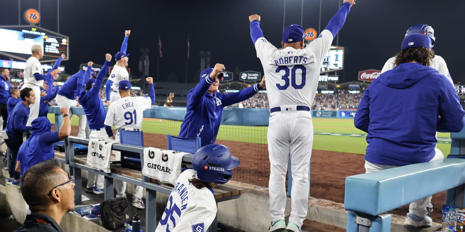 Dave Roberts manages Dodgers to 2024 NLDS win