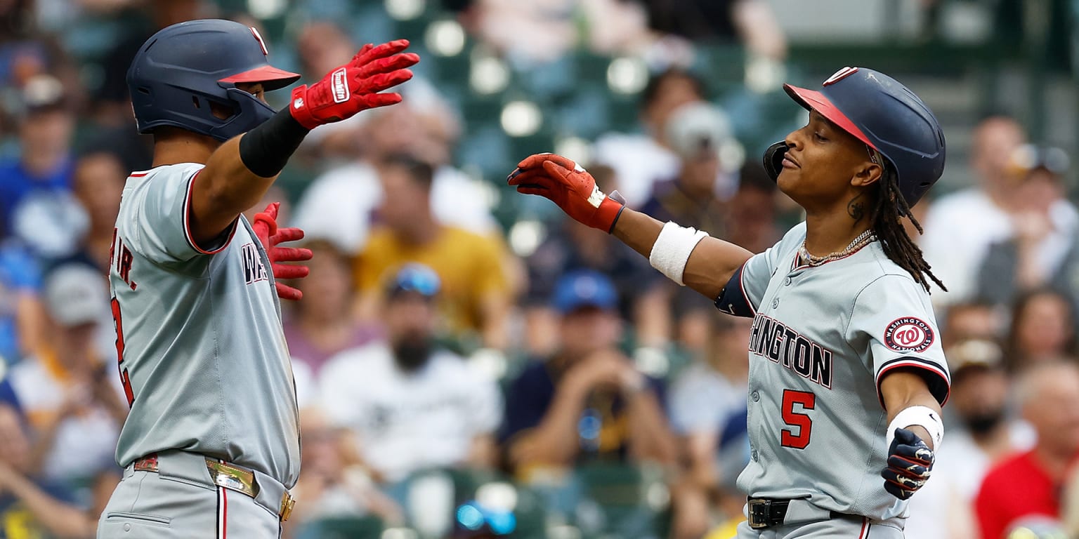 CJ Abrams hits winning homer in 9th as Nats beat Brewers