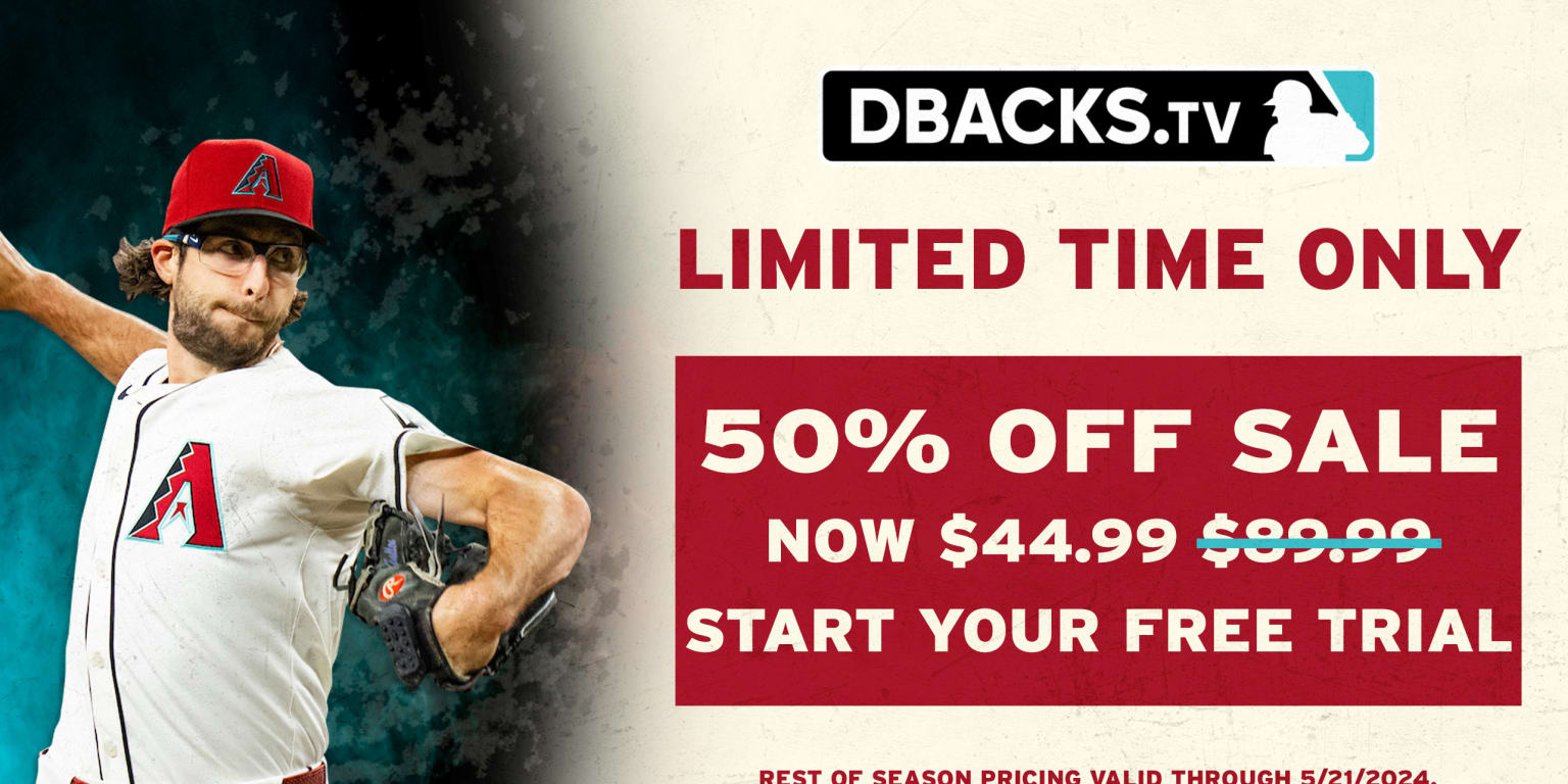 DBACKS.TV 50 percent off for May 2024