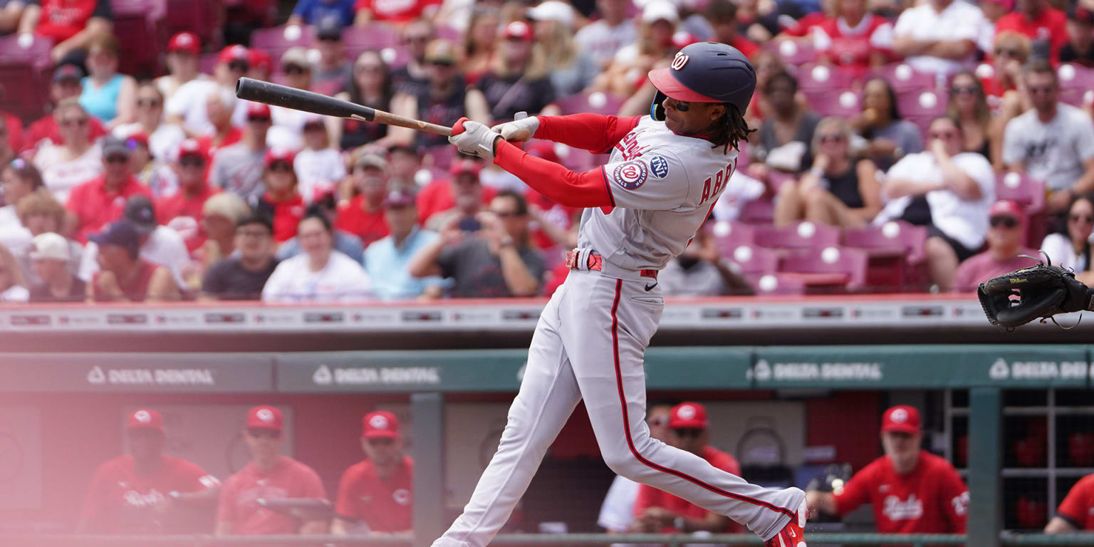 CJ Abrams goes 4for5 with a homer to lead Nats' sweep of Reds