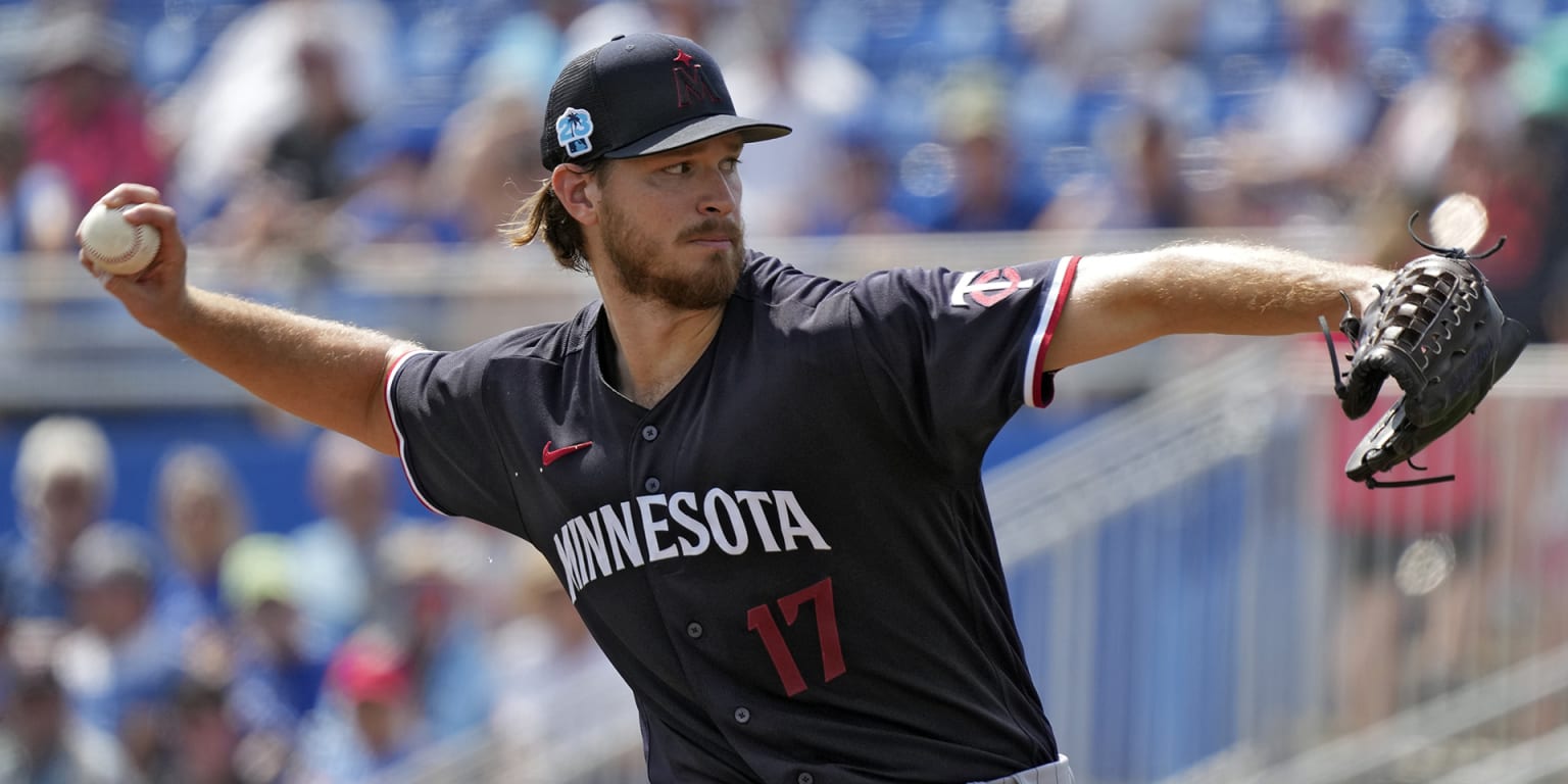 Minnesota Twins pitcher Bailey Ober (17) is photographed at