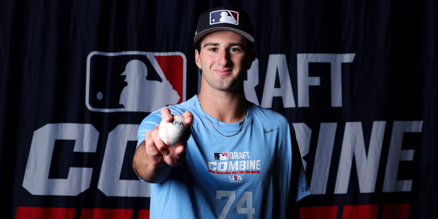 MLB's No. 15 Draft prospect is 6-foot-6, pumps 99 mph and looks up to a HOF closer
