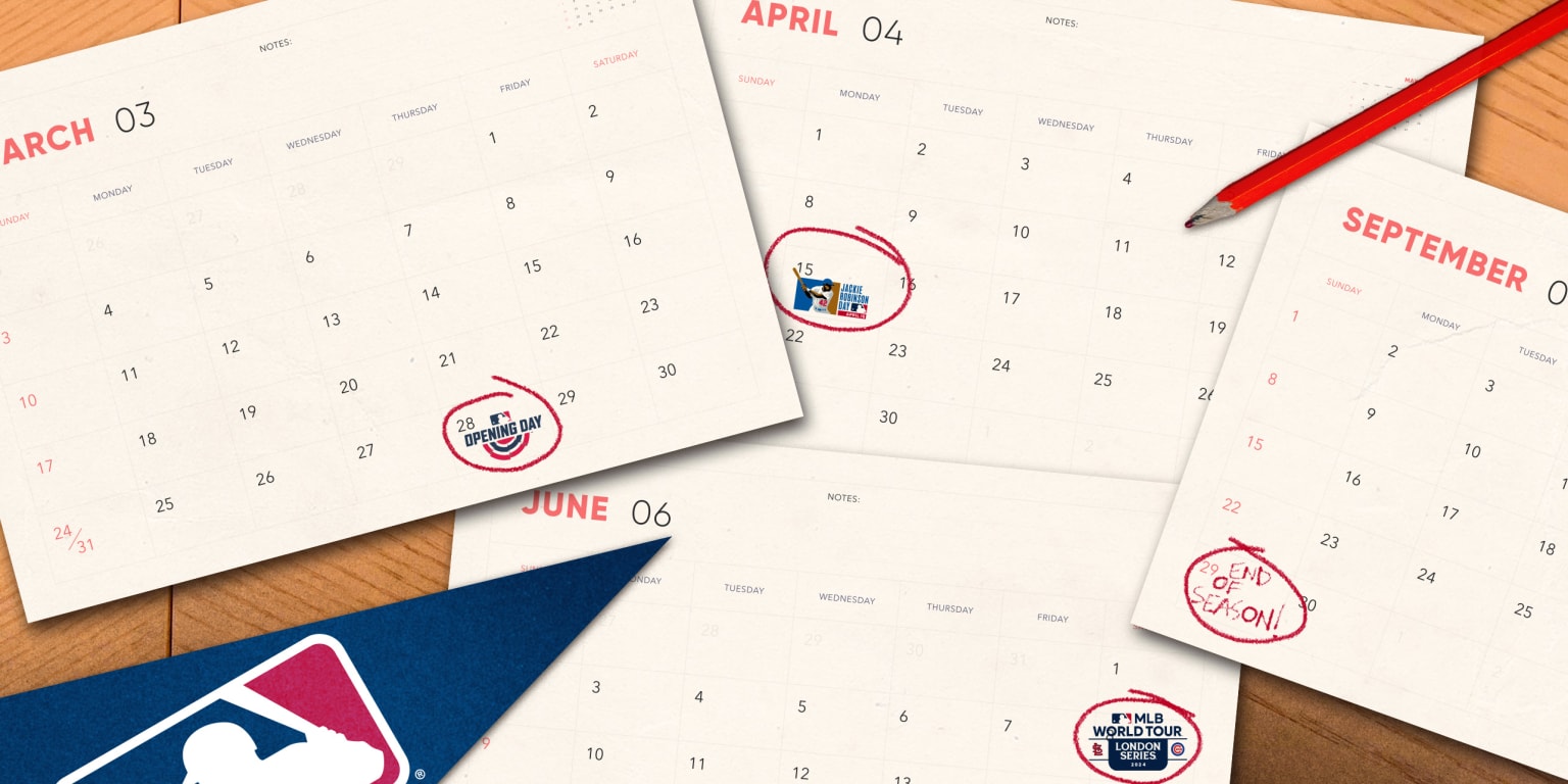 MLB anuncia el calendario completo de la temporada 2024