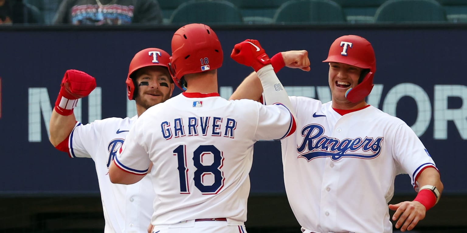 Rangers' lineup showing off power in first two games of '23