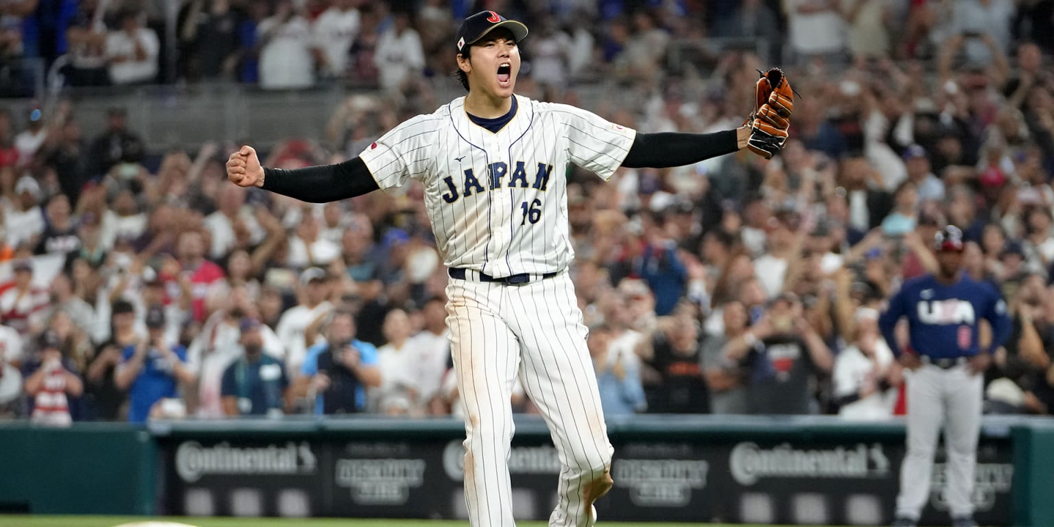 Ohtani strikes out Trout to win the World Baseball Classic, a