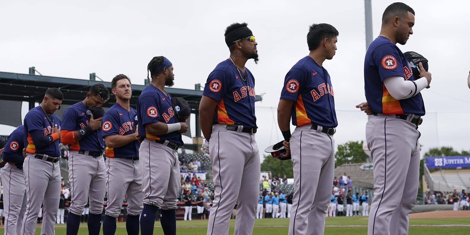 Astros 2023 Opening Day Roster