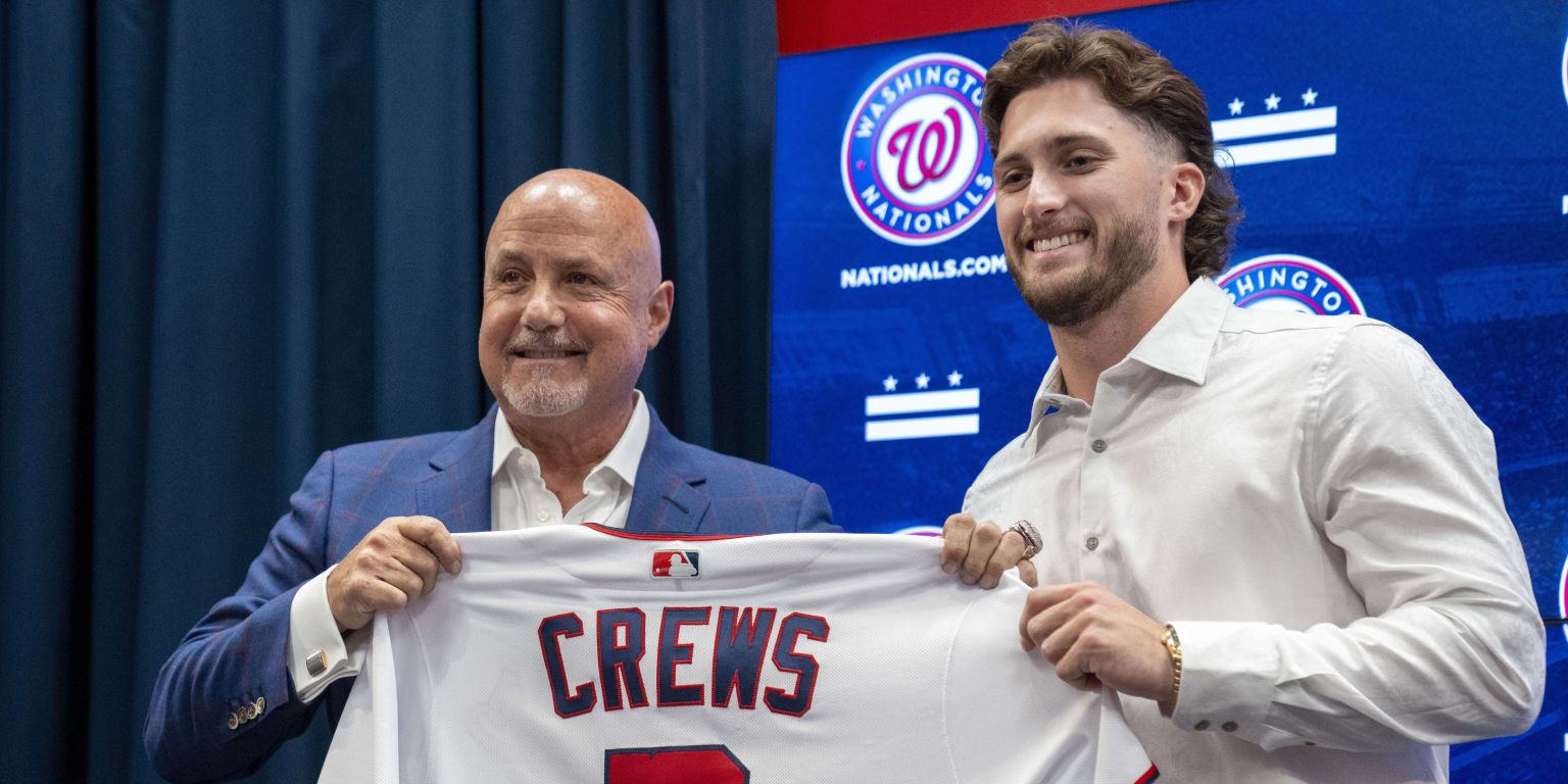 Washington Nationals officially introduce Dylan Crews