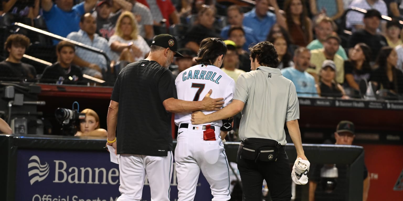 Carroll harm fundamental concern for D-backs regardless of being swept