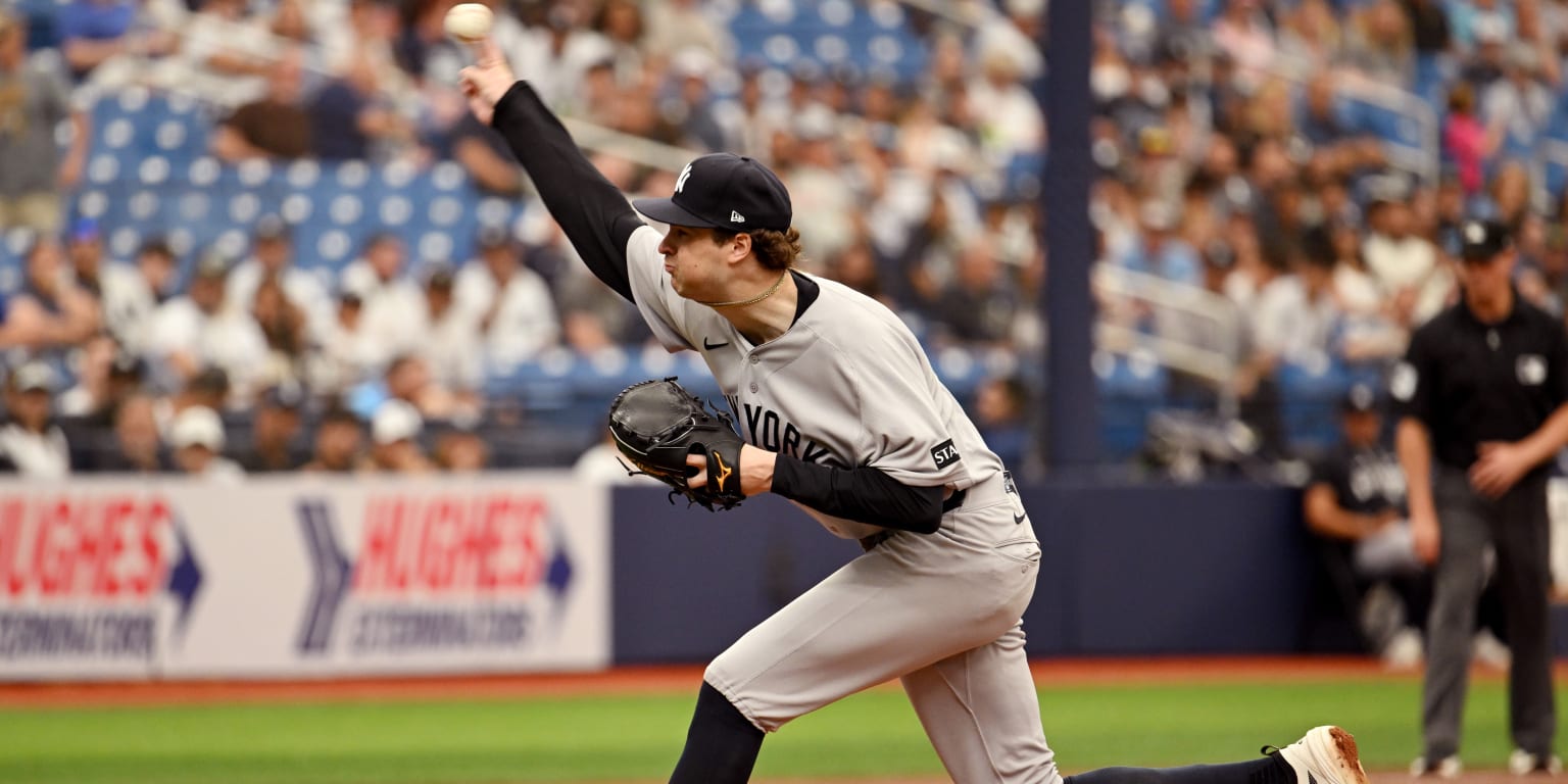 Schlittler settles down after rocky start, K's 8 in 5 innings