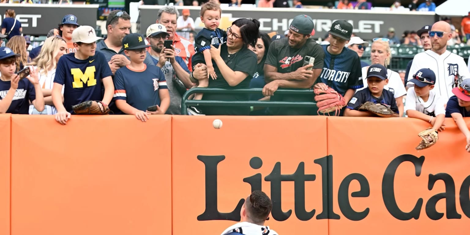Staple of Skubal's pregame routine? Catch with 1-year-old son