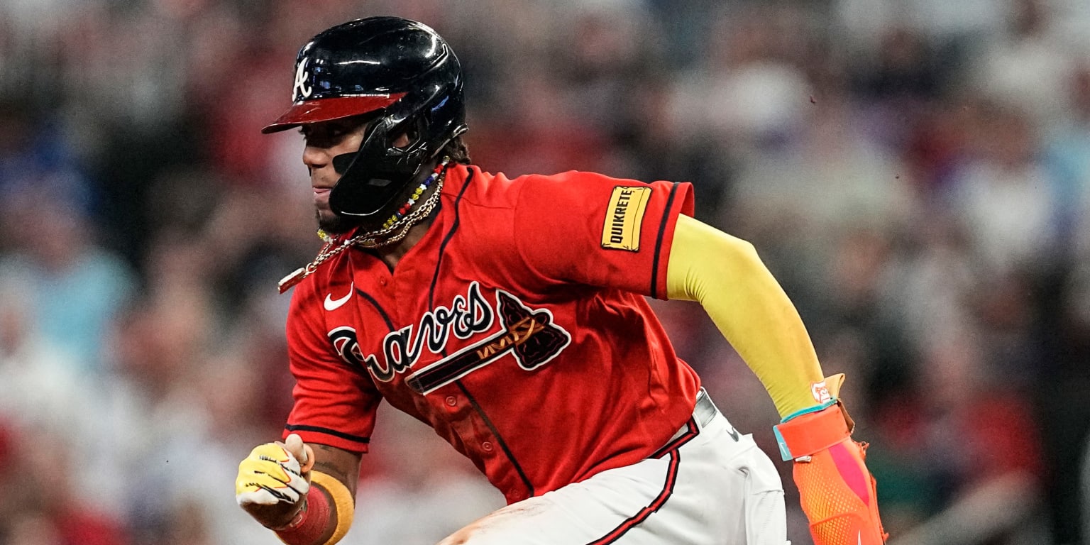 In the playoffs, Acuña looks to continue stealing bases…and pitching