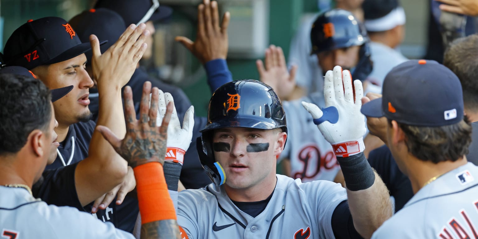 McGonigle's 405-foot moonshot helps Tigers snap 3-game skid