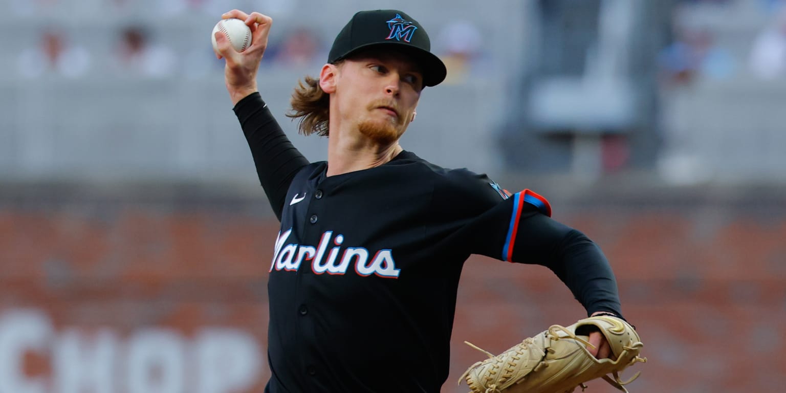 Max Meyer logs career-high eight strikeouts in Marlins' loss
