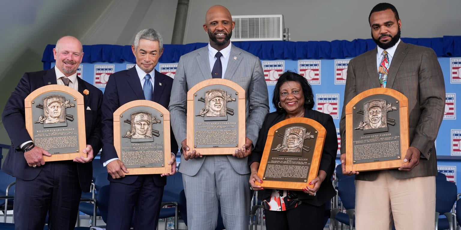 Ichiro Suzuki, CC Sabathia, Billy Wagner, Dave Parker and Dick Allen inducted into Hall of Fame