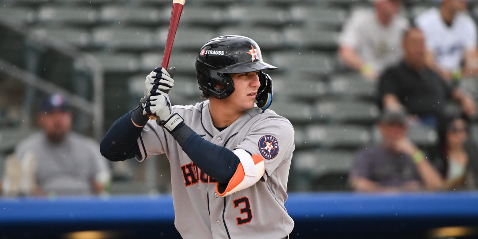 After first full pro season cut short, Astros’ Monistere getting reps in AFL