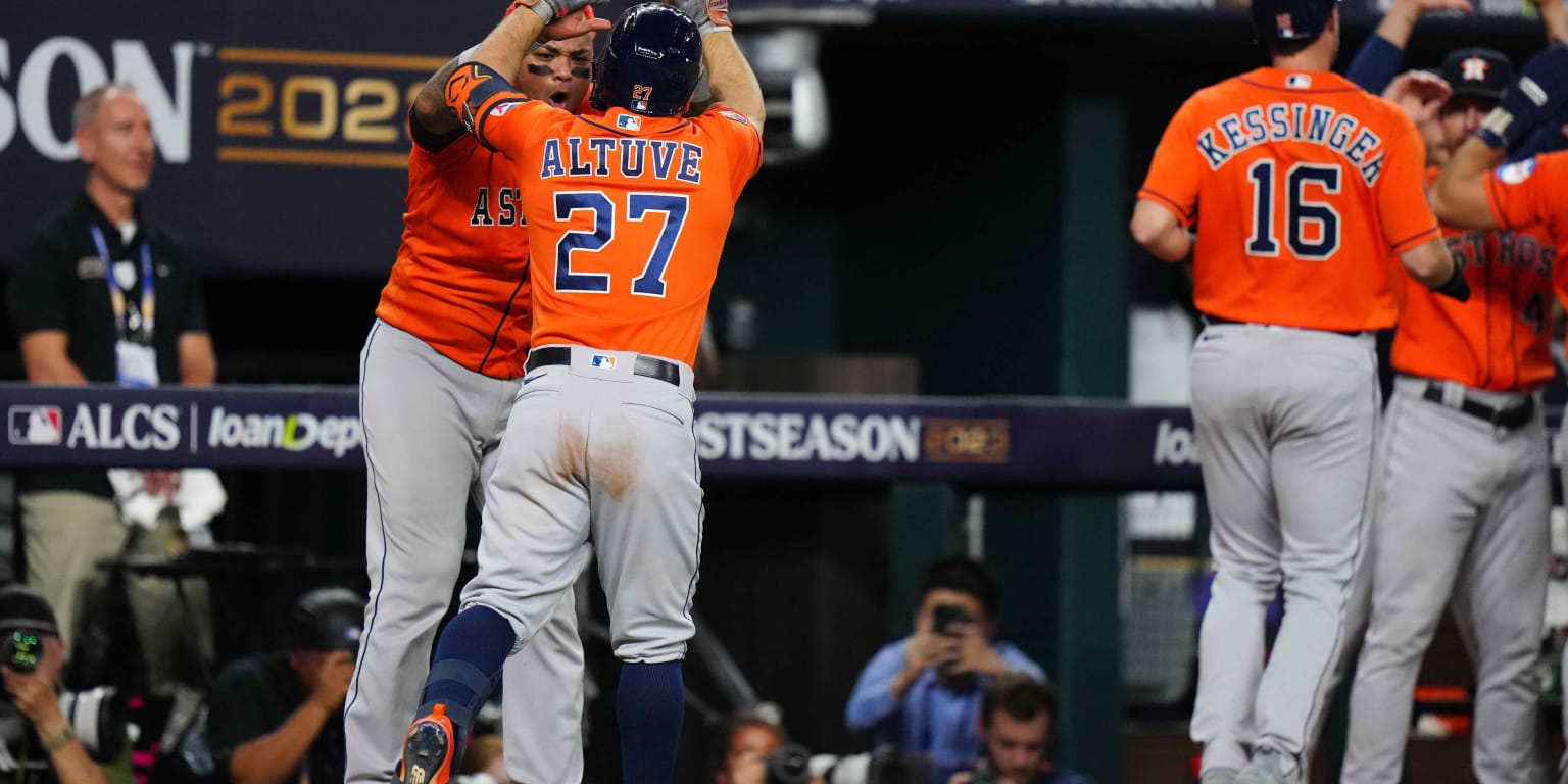 Astros Strike First and Last in ALCS Game 5 Victory Over Rangers