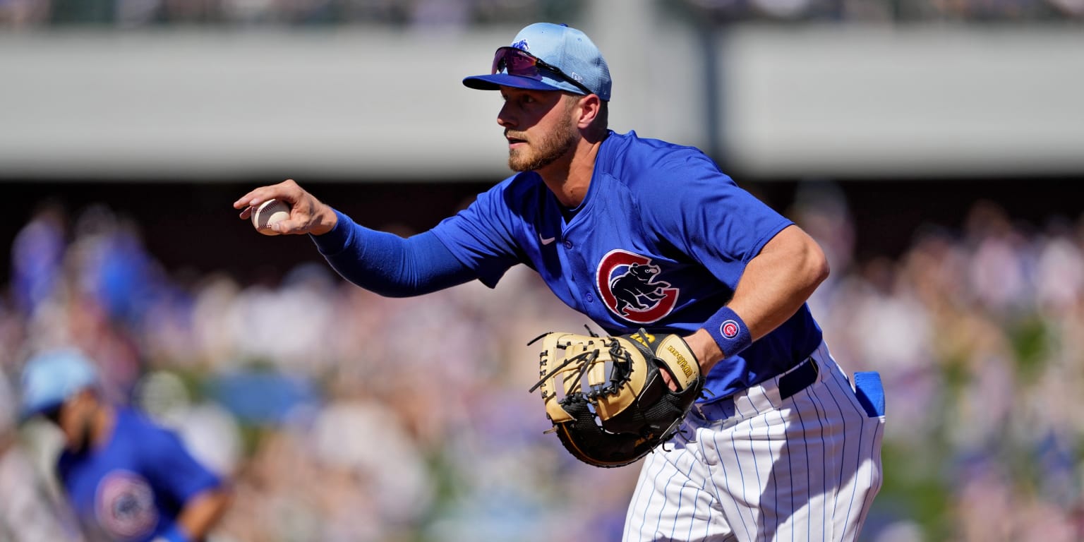 Michael Busch embracing athleticism at first base for Chicago Cubs