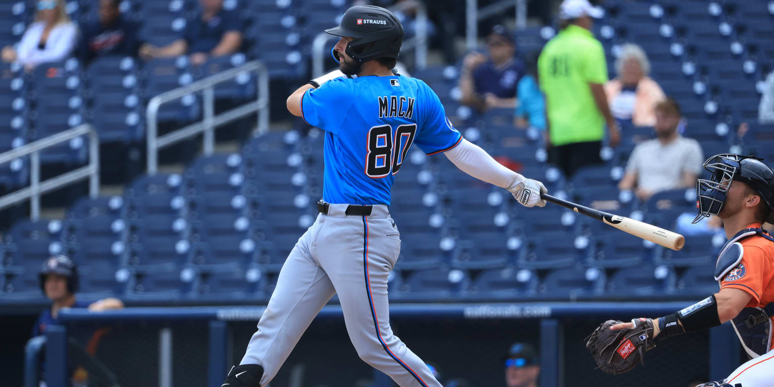 Marlins to call up No. 54 overall prospect Mack, option Ramírez (source)