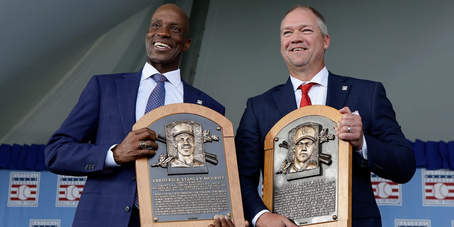 Fred McGriff and Scott Rollin have been inducted into the Hall of Fame