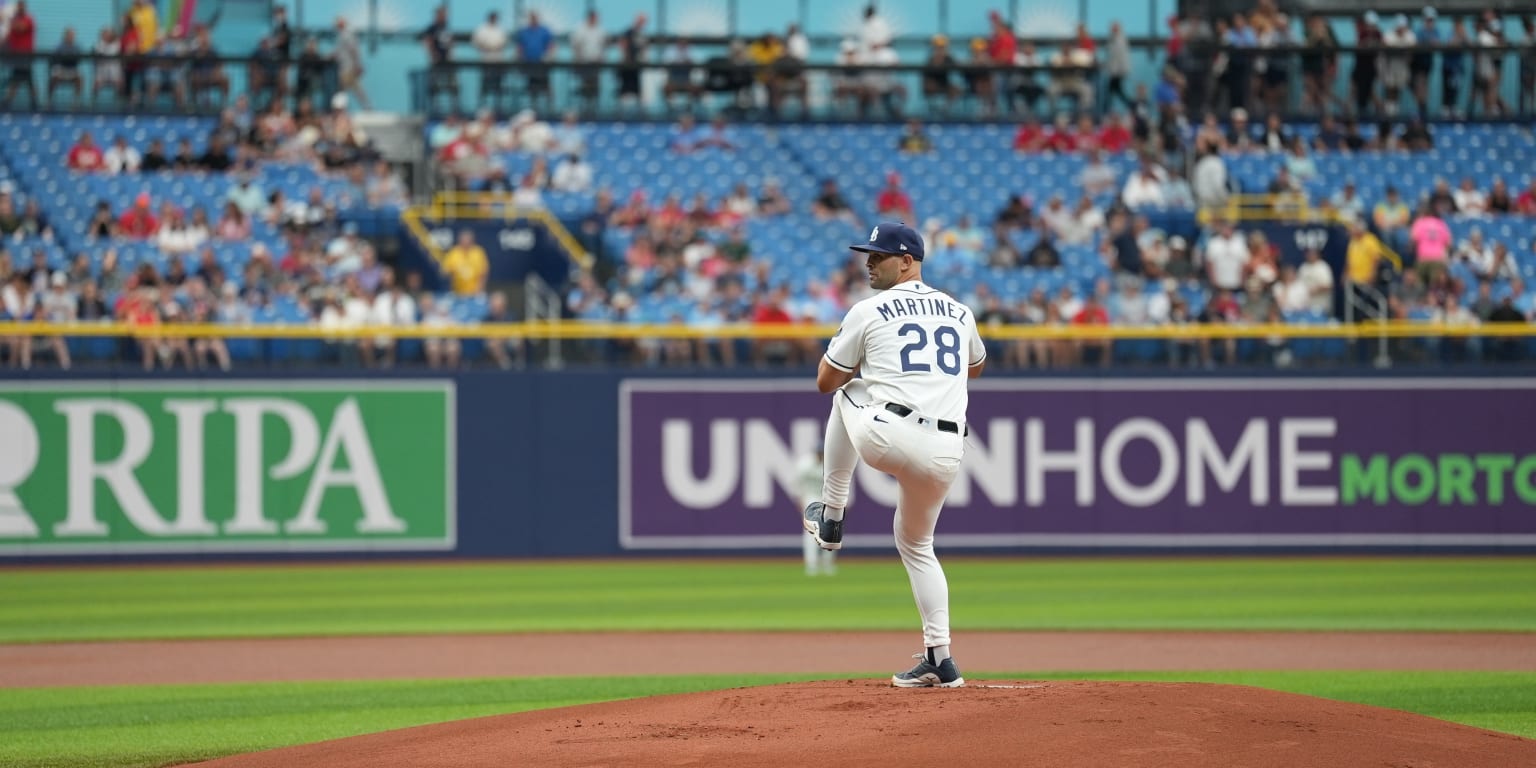 Martinez helps Rays' fatigued bullpen with 8 IP in win