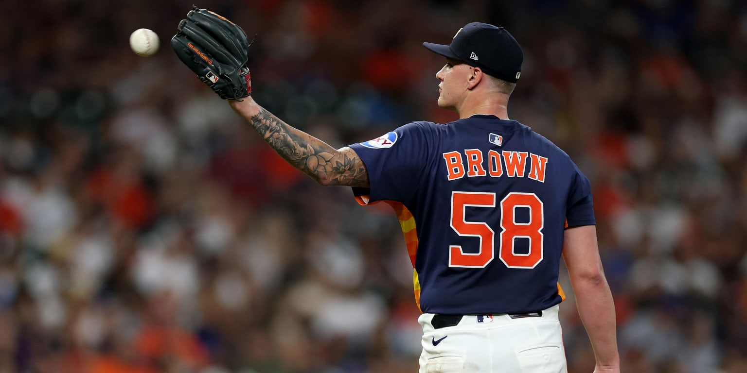 Brown thinks he's in trouble, instead learns he's Astros' Opening Day starter