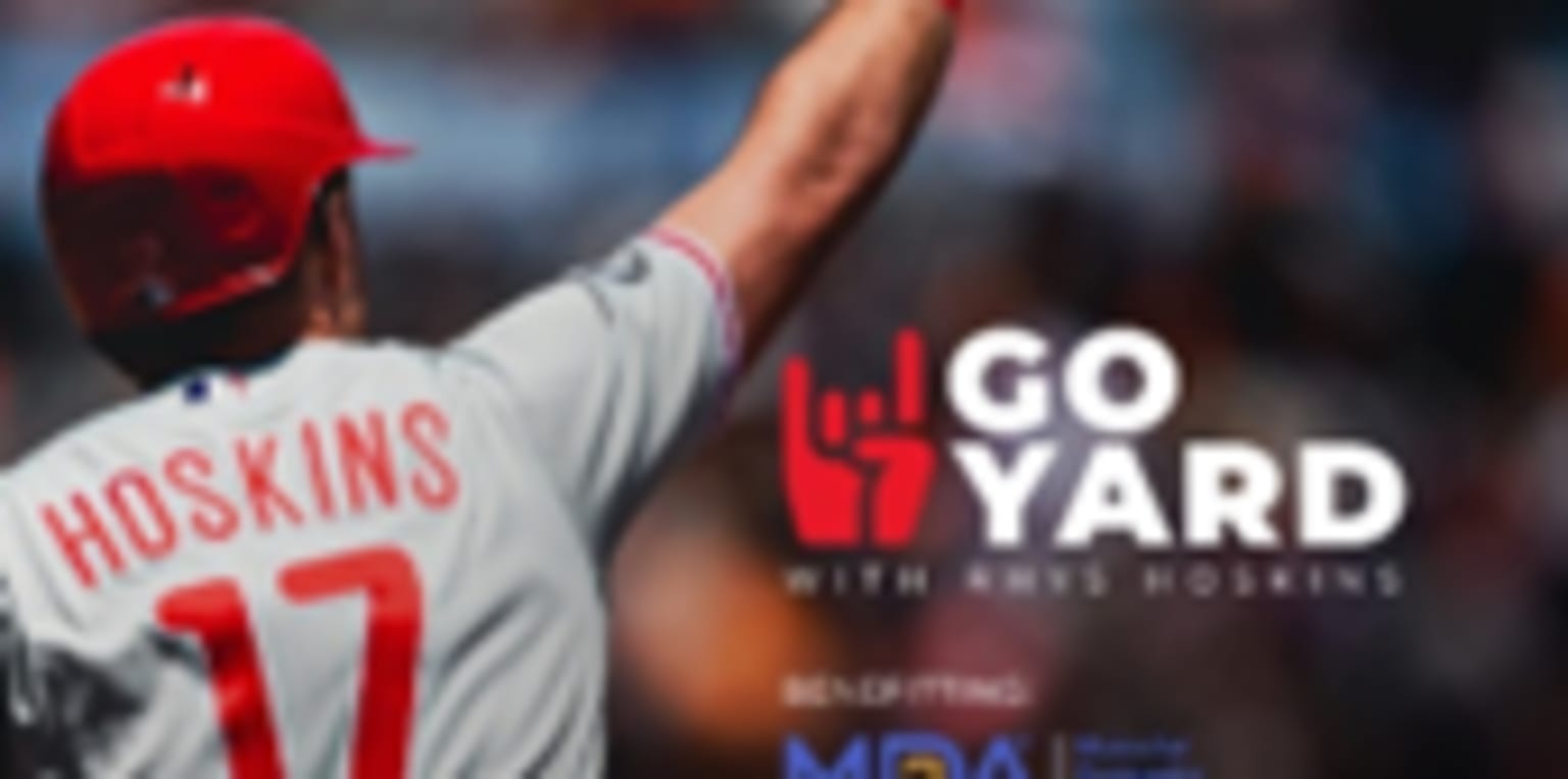 Before his walk-off, Rhys Hoskins and his wife Jayme 'went yard' for MDA   Phillies Nation - Your source for Philadelphia Phillies news, opinion,  history, rumors, events, and other fun stuff.