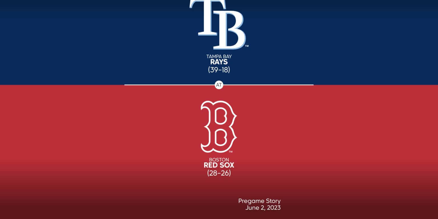 Red Sox vs. Rays lineups for June 2, 2023