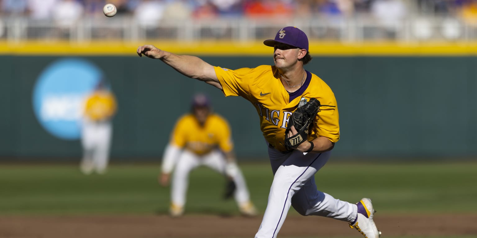 LSU hurler delivers historic 17-Ok efficiency at College World Series
