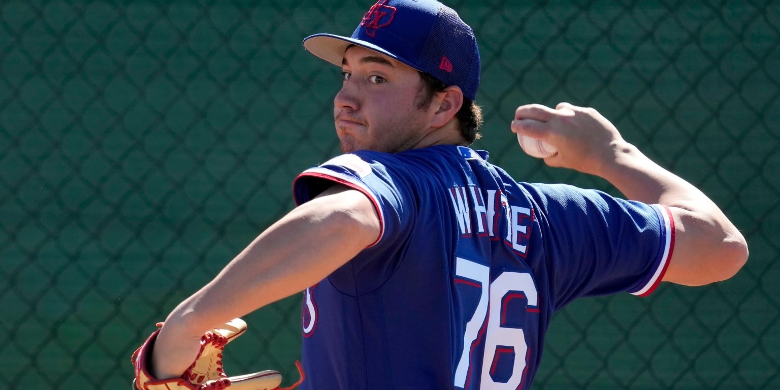 Rangers' top pitching prospect Owen White named to All-Stars