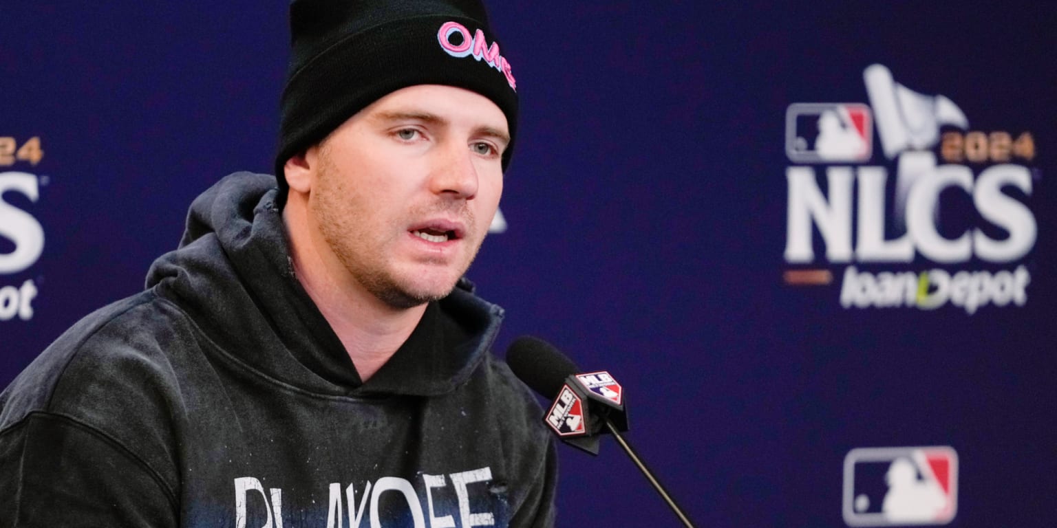 Pete Alonso protege calabaza con la que busca dar suerte a Mets