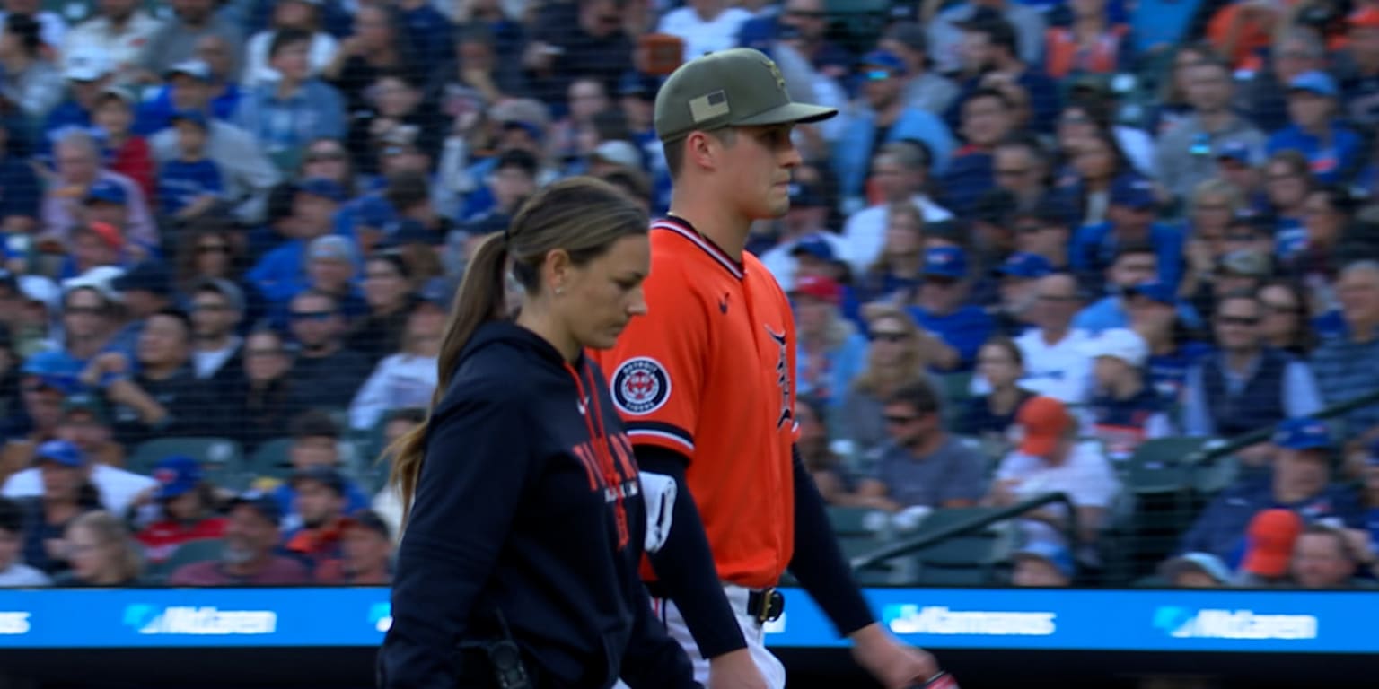Madden hit by comebacker, exits in latest blow to Tigers' pitching staff