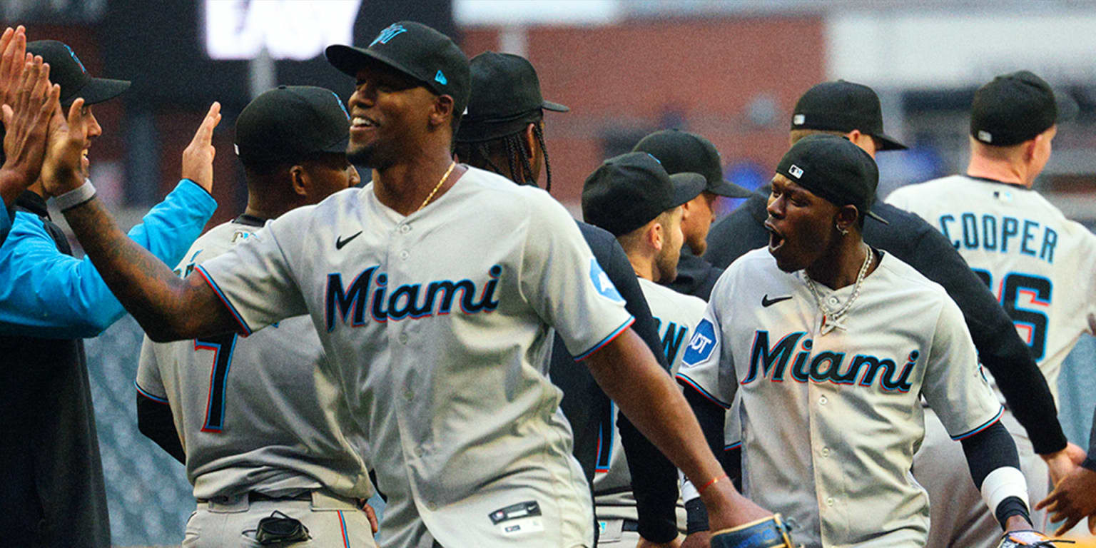 Down 4 in the 9th, Marlins rally to stun Braves