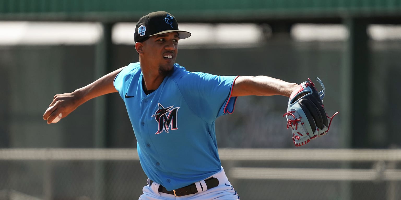 EURY PEREZ PROVIDES A BOOST ON AND OFF THE FIELD FOR THE MARLINS 