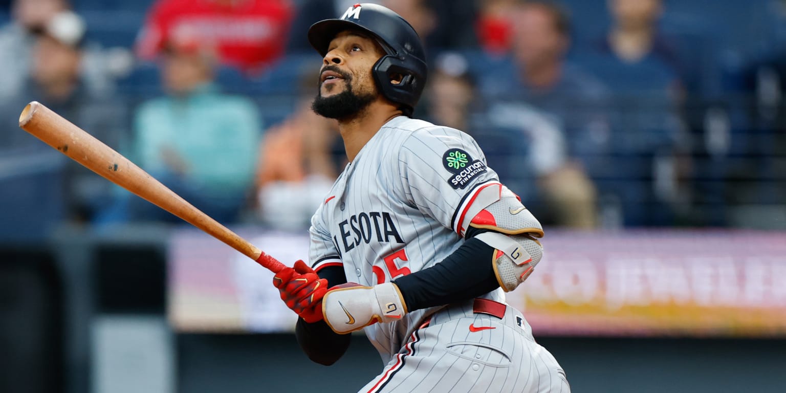 Buxton out of lineup with sore hip flexor, interrupting scorching run