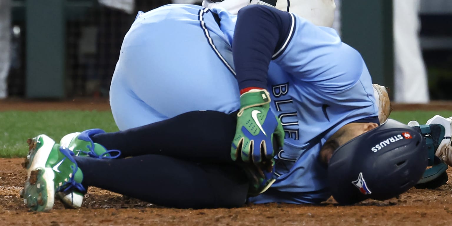 George Springer injured after being hit by pitch