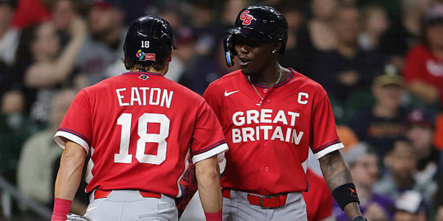 Eaton takes Skubal deep on his first pitch for Team USA
