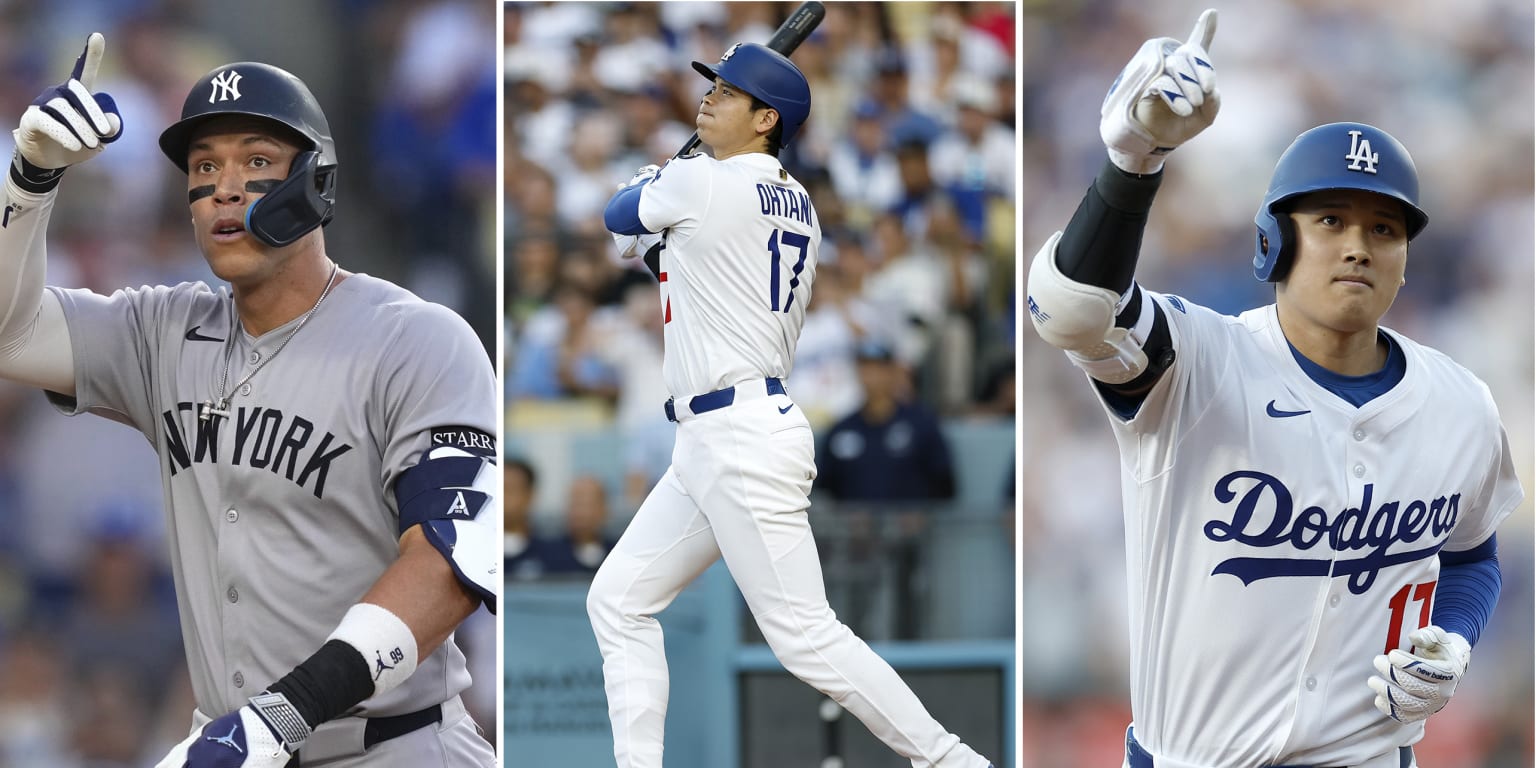 'We love superstars': Judge, Ohtani 1st reigning MVPs to HR in same inning