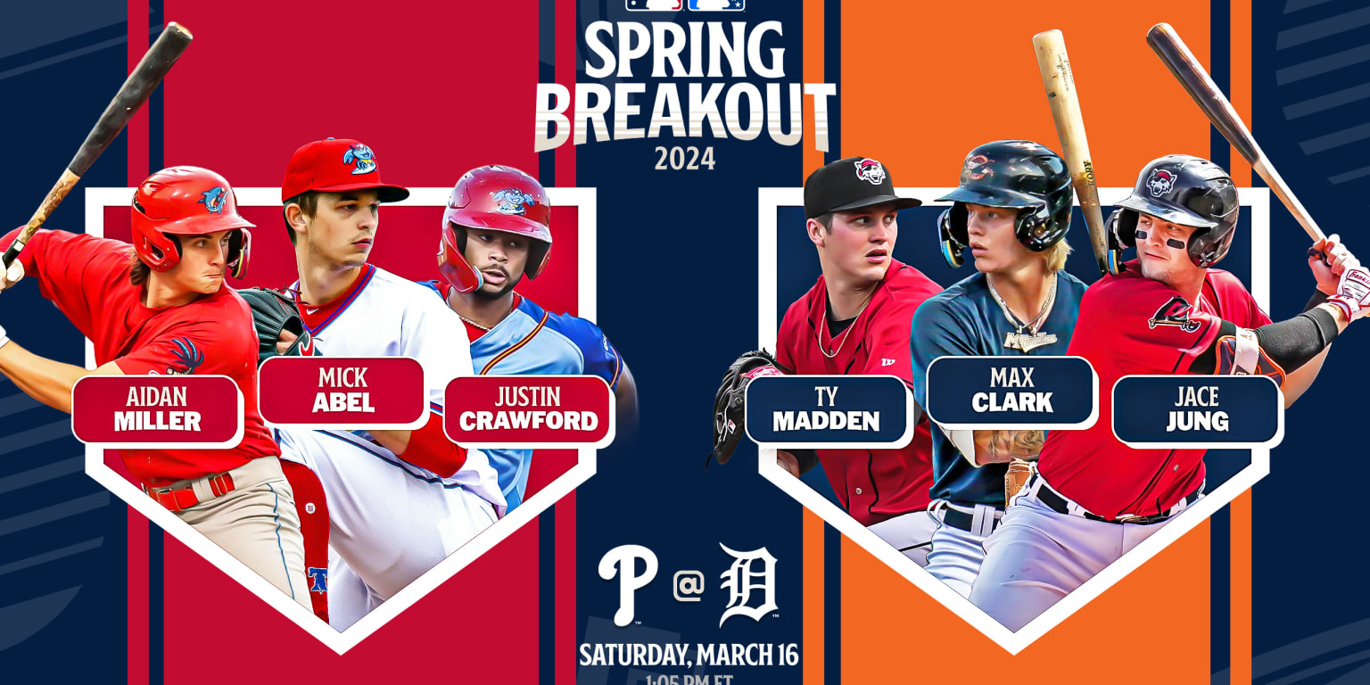 Phillies vs. Tigers Spring Breakout Top Prospects Face Off in