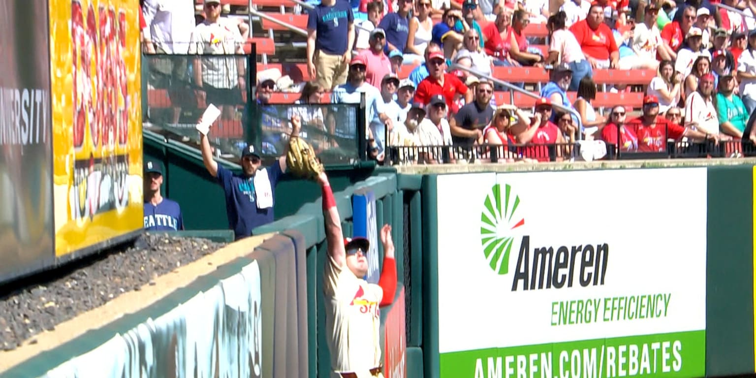 Take them to Church! Cards rookie robs HR while blasting 2 of his own